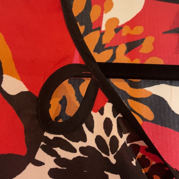 XL Worthington Floral Top Machine Wash | 100% Poly - Picture 8 of 10